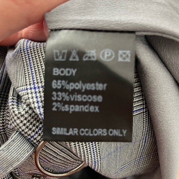 Mags & Pye plaid zipper mini skirt - Picture 6 of 7